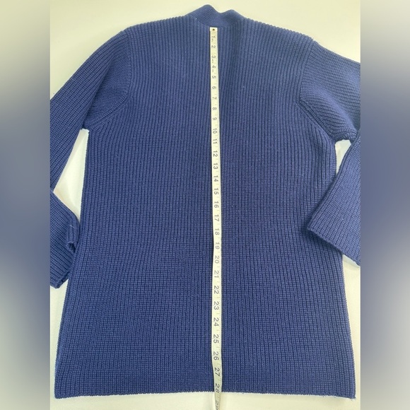 100% Merino Wool Vintage Liz Knit School Sweater Cardigan Womens Small Petite - Picture 7 of 11